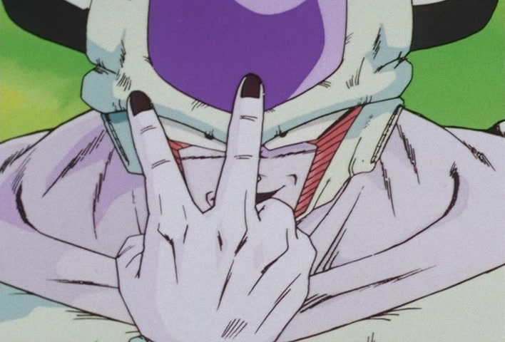 Dragon Ball Z Ep 83: Fear Me!! Freeza Does Battle With a 3rd Transformation @ 02:14
