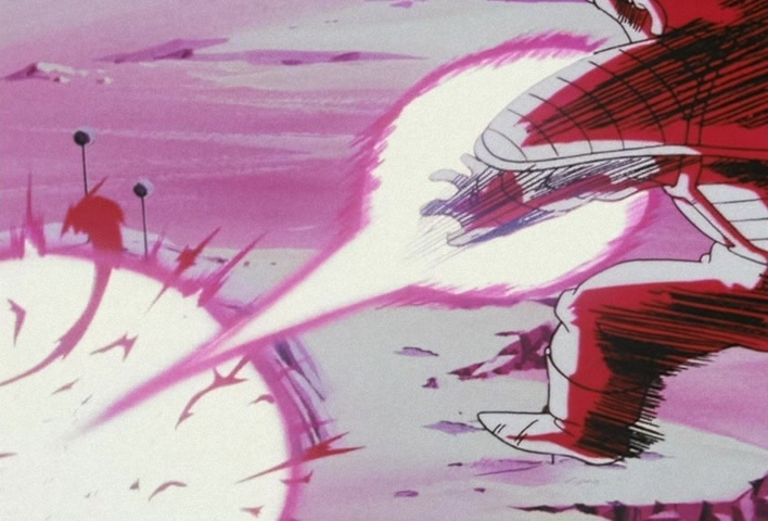 Dragon Ball Z Ep 83: Fear Me!! Freeza Does Battle With a 3rd Transformation @ 05:17