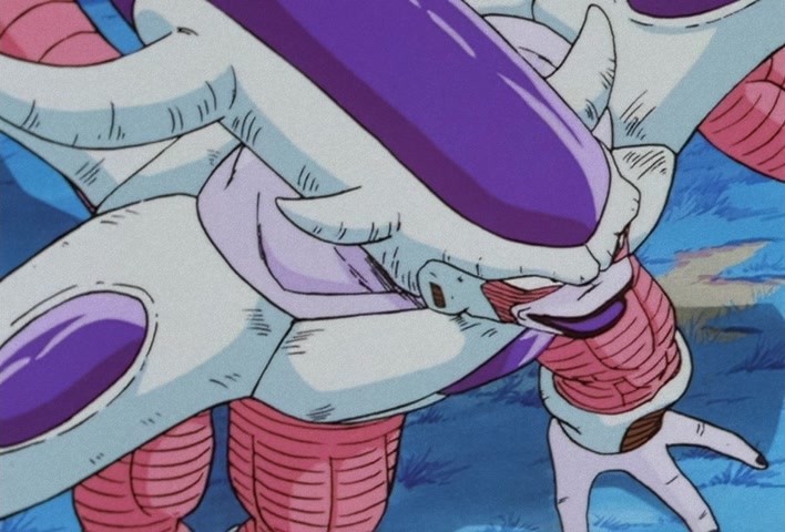Dragon Ball Z Ep 83: Fear Me!! Freeza Does Battle With a 3rd Transformation @ 10:02