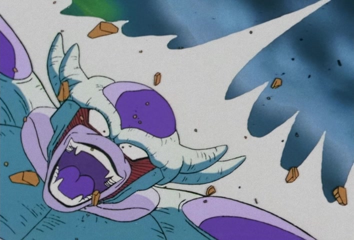 Dragon Ball Z Ep 83: Fear Me!! Freeza Does Battle With a 3rd Transformation @ 14:56