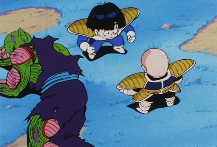 Dragon Ball Z Ep 83: Fear Me!! Freeza Does Battle With a 3rd Transformation @ 15:20