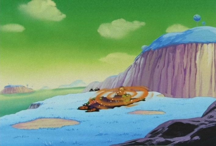 Dragon Ball Z Ep 83: Fear Me!! Freeza Does Battle With a 3rd Transformation @ 17:27