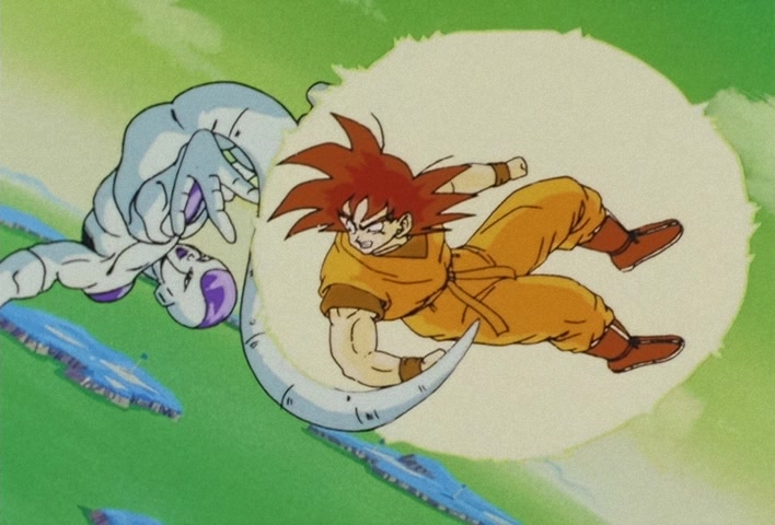 Dragon Ball Z Ep 88: The Two Great Superpowers Collide! A Physical Battle Where Both Get Serious!!! @ 18:31