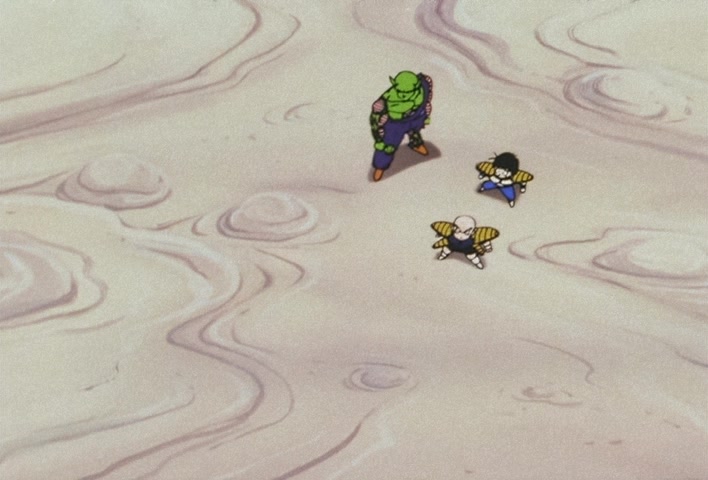 Dragon Ball Z Ep 88: The Two Great Superpowers Collide! A Physical Battle Where Both Get Serious!!! @ 21:33