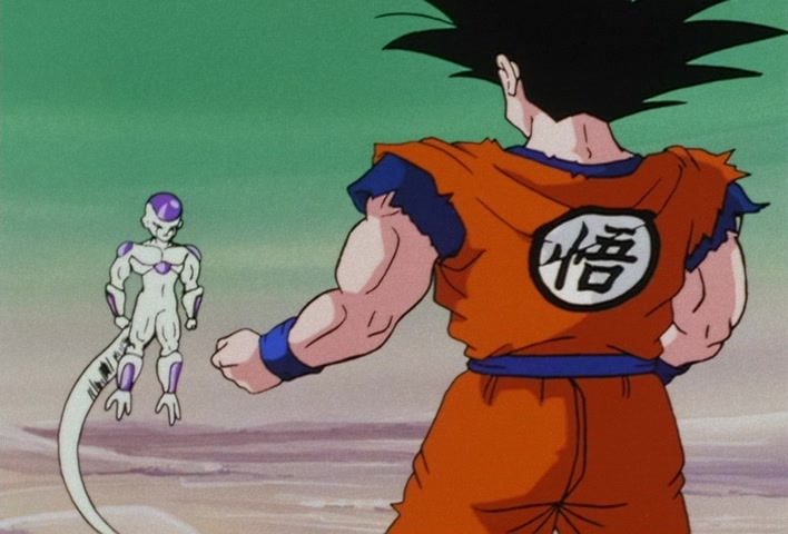 Dragon Ball Z Ep 88: The Two Great Superpowers Collide! A Physical Battle Where Both Get Serious!!! @ 21:57