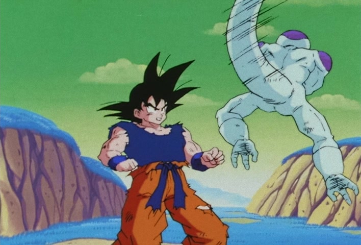 Dragon Ball Z Ep 90: That Ain't No Bluff!! The Audaciously Wonderful Guy, Son Goku @ 01:57