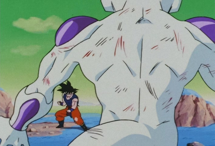 Dragon Ball Z Ep 90: That Ain't No Bluff!! The Audaciously Wonderful Guy, Son Goku @ 05:30
