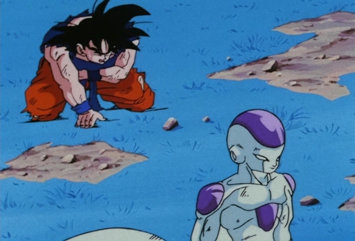 Dragon Ball Z Ep 90: That Ain't No Bluff!! The Audaciously Wonderful Guy, Son Goku @ 14:55