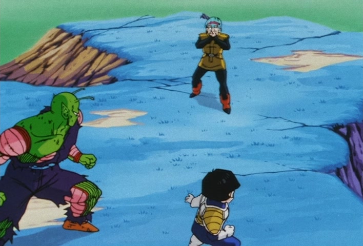 Dragon Ball Z Ep 91: Showdown!! The Embodiment of Flame in a 20-Fold Kaio-Ken Kamehameha @ 04:11