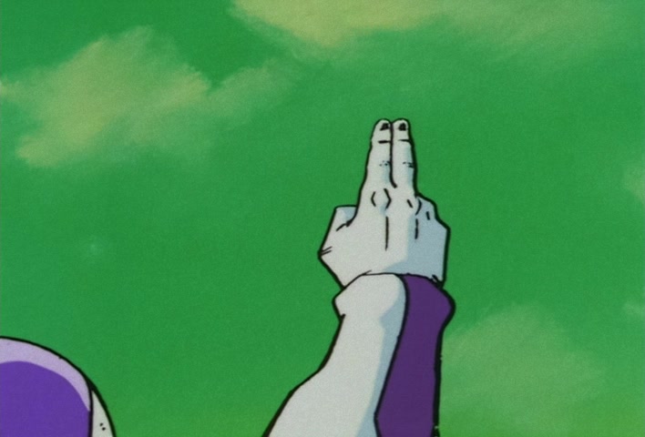 Dragon Ball Z Ep 91: Showdown!! The Embodiment of Flame in a 20-Fold Kaio-Ken Kamehameha @ 08:38