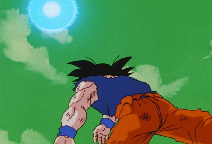Dragon Ball Z Ep 95: Transformed At Last!! The Legendary Super Saiyan, Son Goku @ 01:55