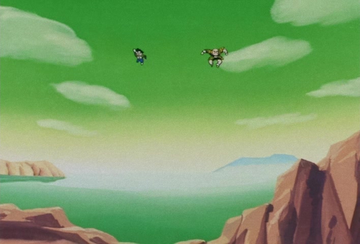 Dragon Ball Z Ep 95: Transformed At Last!! The Legendary Super Saiyan, Son Goku @ 05:28