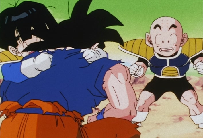 Dragon Ball Z Ep 95: Transformed At Last!! The Legendary Super Saiyan, Son Goku @ 05:55