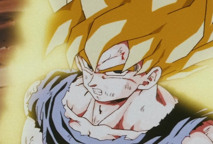 Dragon Ball Z Ep 95: Transformed At Last!! The Legendary Super Saiyan, Son Goku @ 21:21