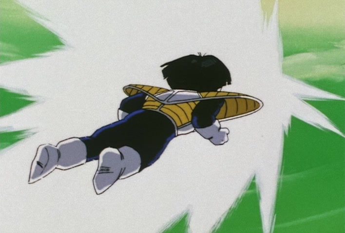 Dragon Ball Z Ep 97: The Destruction of Planet Namek?! A Demonic Flash Penetrates the Ground @ 11:37