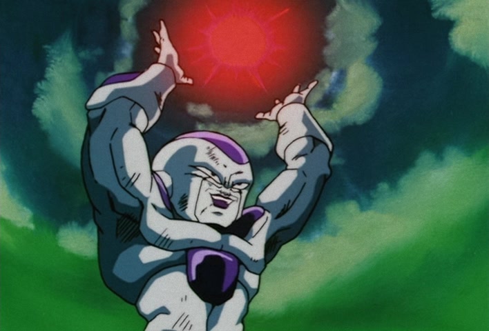 Dragon Ball Z Ep 97: The Destruction of Planet Namek?! A Demonic Flash Penetrates the Ground @ 12:27