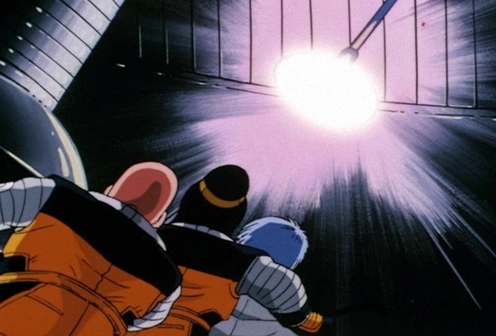 Dragon Ball Z Ep 97: The Destruction of Planet Namek?! A Demonic Flash Penetrates the Ground @ 13:41