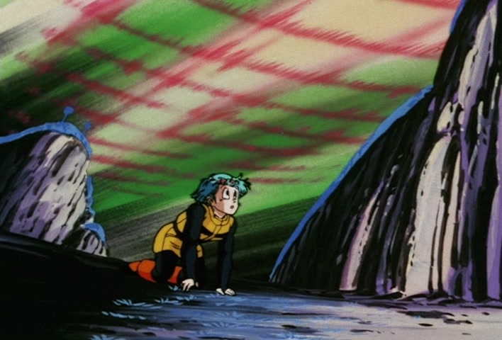 Dragon Ball Z Ep 97: The Destruction of Planet Namek?! A Demonic Flash Penetrates the Ground @ 13:55