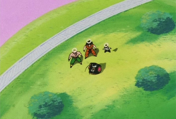 Dragon Ball Z Ep 97: The Destruction of Planet Namek?! A Demonic Flash Penetrates the Ground @ 16:14