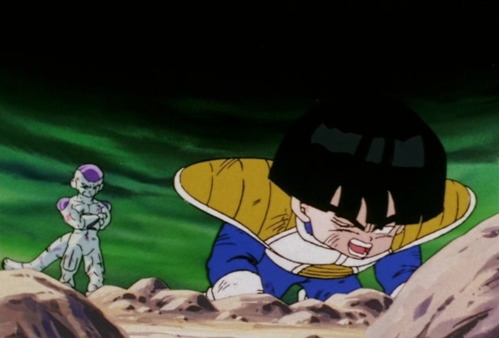 Dragon Ball Z Ep 100: I am Son Goku's Son!! Gohan Returns to the Battlefield @ 14:35