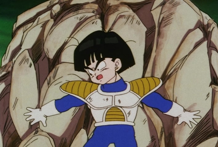 Dragon Ball Z Ep 100: I am Son Goku's Son!! Gohan Returns to the Battlefield @ 17:35