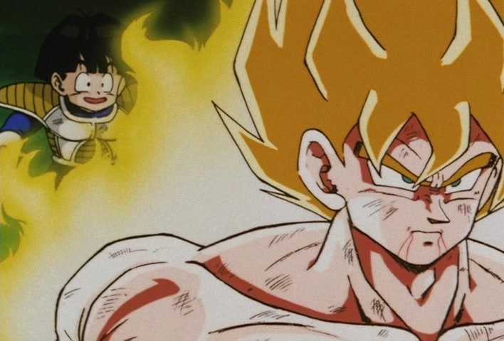 Dragon Ball Z Ep 100: I am Son Goku's Son!! Gohan Returns to the Battlefield @ 21:41