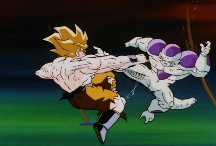 Dragon Ball Z Ep 101: I'm Staying on This Planet!! A Final Wish Toward Victory @ 13:15