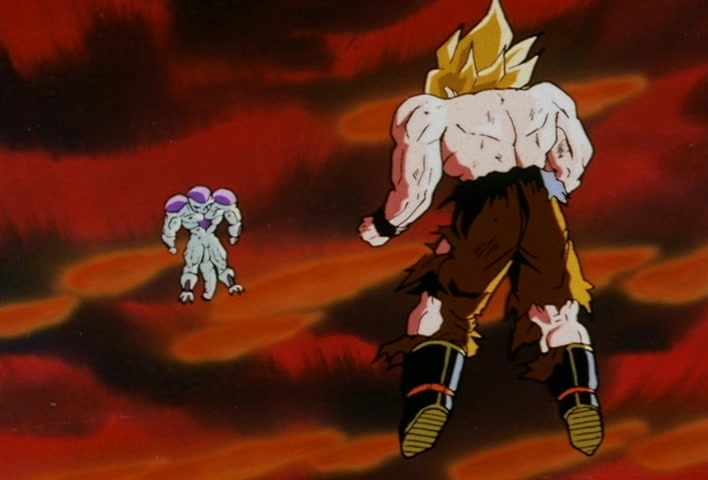 Dragon Ball Z Ep 102: Let's Get It On!! Two Remain on a Vanishing Planet @ 02:13