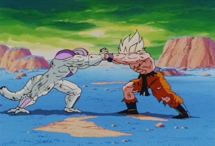 Dragon Ball Z Ep 102: Let's Get It On!! Two Remain on a Vanishing Planet @ 04:18
