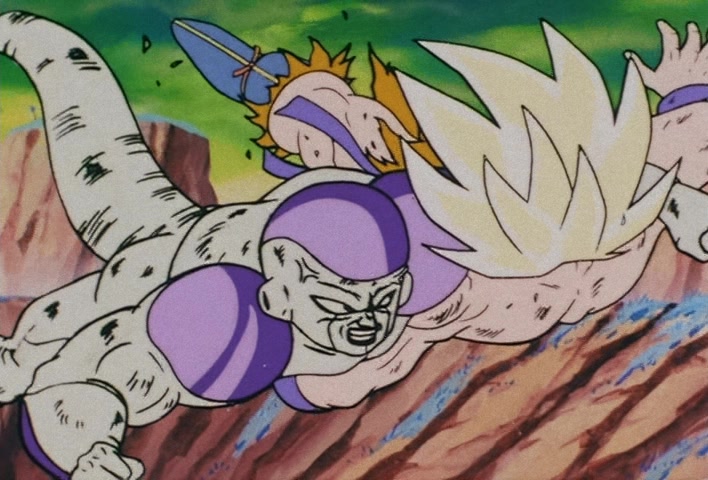 Dragon Ball Z Ep 102: Let's Get It On!! Two Remain on a Vanishing Planet @ 11:34