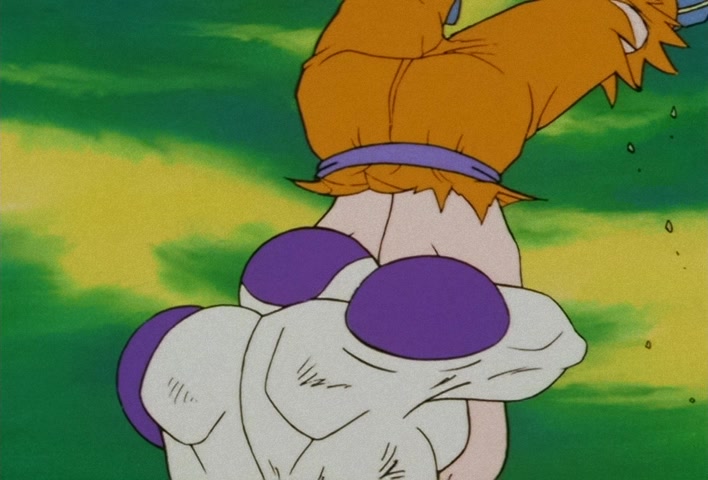 Dragon Ball Z Ep 102: Let's Get It On!! Two Remain on a Vanishing Planet @ 12:25