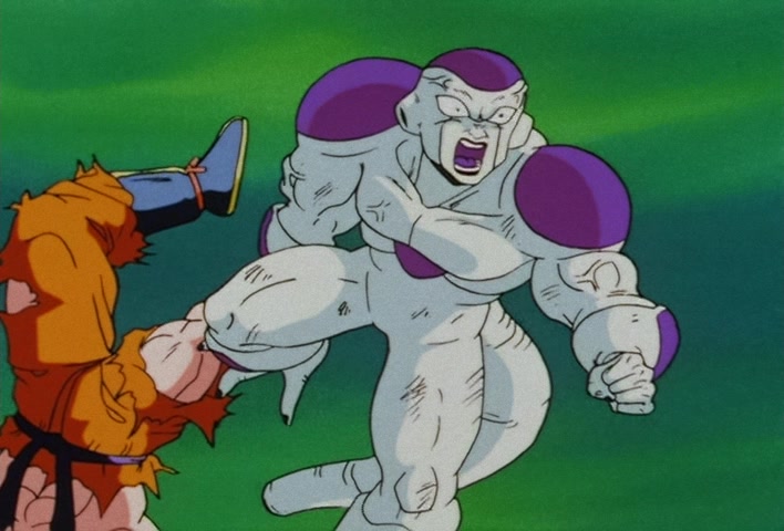Dragon Ball Z Ep 102: Let's Get It On!! Two Remain on a Vanishing Planet @ 12:30