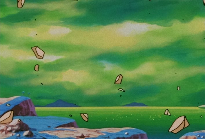 Dragon Ball Z Ep 102: Let's Get It On!! Two Remain on a Vanishing Planet @ 15:54