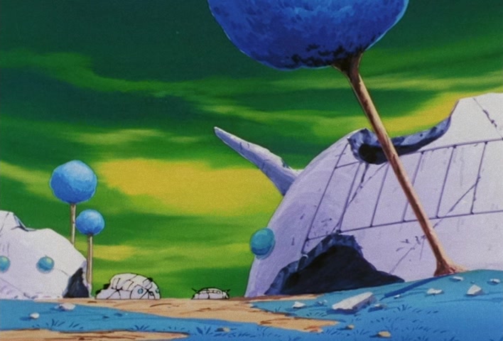 Dragon Ball Z Ep 102: Let's Get It On!! Two Remain on a Vanishing Planet @ 16:26