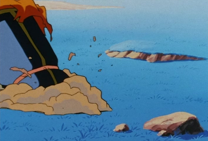 Dragon Ball Z Ep 102: Let's Get It On!! Two Remain on a Vanishing Planet @ 16:40