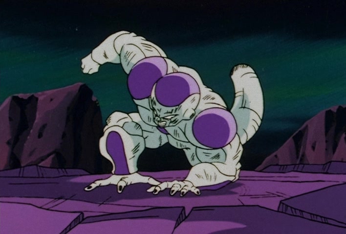 Dragon Ball Z Ep 105: Freeza Defeated!! A Single Blast Packed With a Totality of Rage @ 01:55