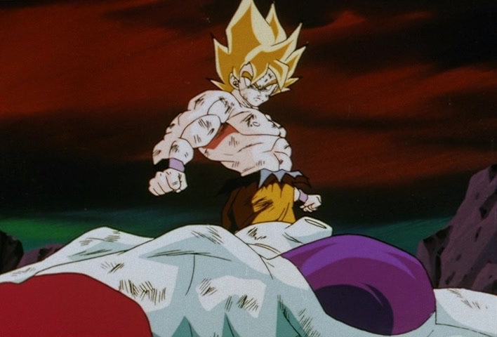 Dragon Ball Z Ep 105: Freeza Defeated!! A Single Blast Packed With a Totality of Rage @ 02:27