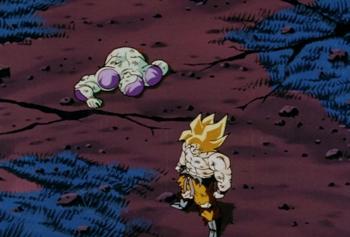 Dragon Ball Z Ep 105: Freeza Defeated!! A Single Blast Packed With a Totality of Rage @ 02:50