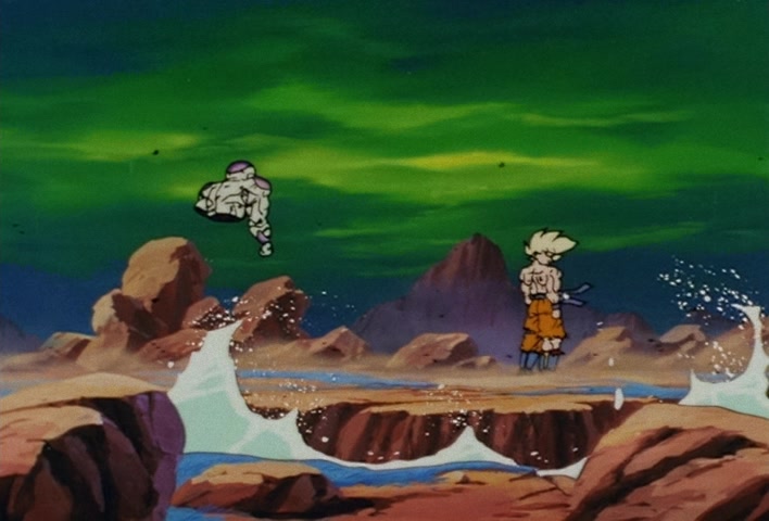 Dragon Ball Z Ep 105: Freeza Defeated!! A Single Blast Packed With a Totality of Rage @ 12:16