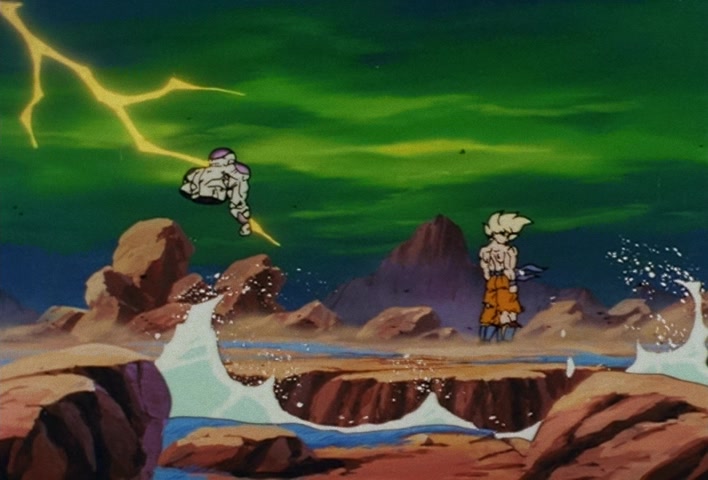Dragon Ball Z Ep 105: Freeza Defeated!! A Single Blast Packed With a Totality of Rage @ 12:20