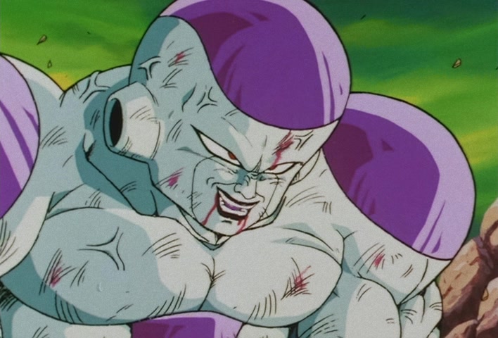 Dragon Ball Z Ep 105: Freeza Defeated!! A Single Blast Packed With a Totality of Rage @ 12:25