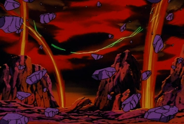 Dragon Ball Z Ep 106: Planet Namek's Great Explosion!! Goku Disappears into Space @ 07:48