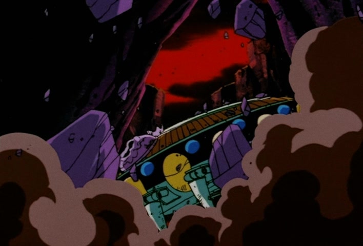 Dragon Ball Z Ep 106: Planet Namek's Great Explosion!! Goku Disappears into Space @ 08:19