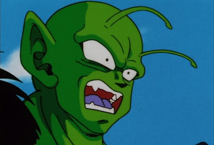 Dragon Ball Z Ep 111: A Direct Confrontation with Piccolo!! An Angry Masenko in the Heavens @ 02:20