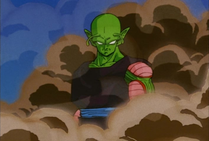 Dragon Ball Z Ep 111: A Direct Confrontation with Piccolo!! An Angry Masenko in the Heavens @ 02:35