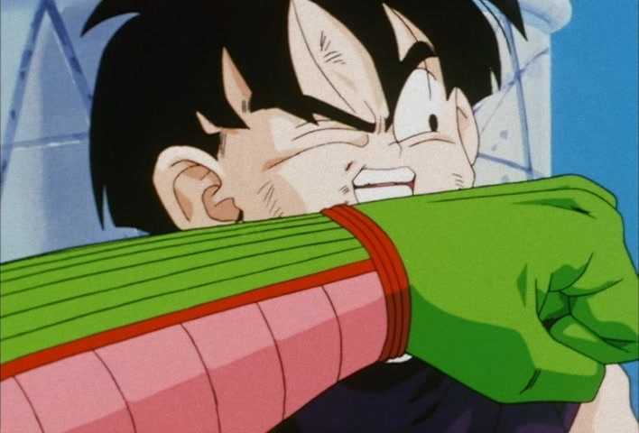 Dragon Ball Z Ep 112: Restore Everyone's Minds!! The Ultra Holy Water Resting in the Temple @ 10:15