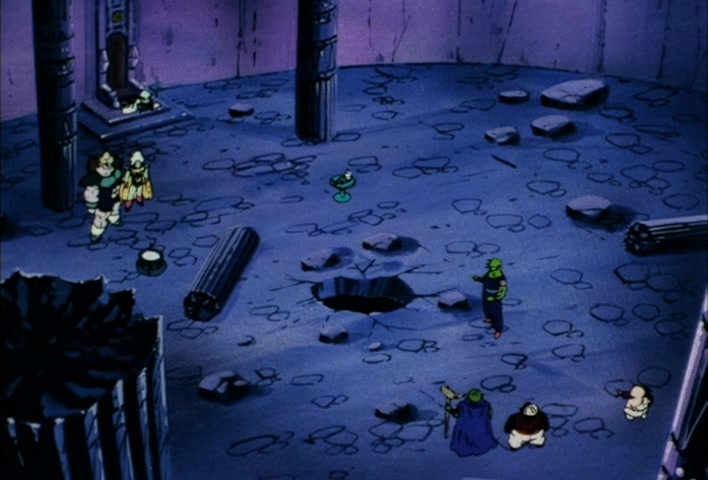 Dragon Ball Z Ep 112: Restore Everyone's Minds!! The Ultra Holy Water Resting in the Temple @ 22:26