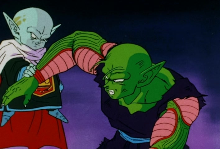 Dragon Ball Z Ep 113: It Can't Wait Until Morning!! God Decides on a Suicidal Course of Action @ 02:42