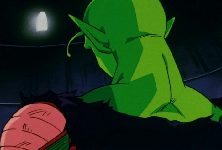 Dragon Ball Z Ep 113: It Can't Wait Until Morning!! God Decides on a Suicidal Course of Action @ 03:57