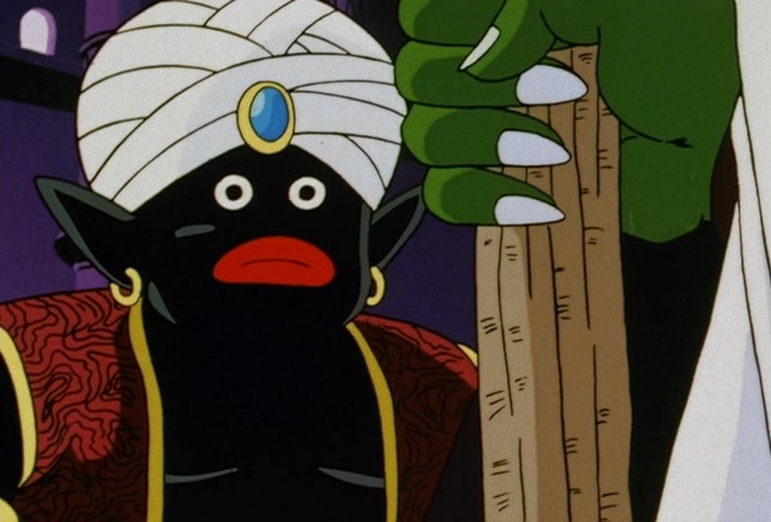 Dragon Ball Z Ep 113: It Can't Wait Until Morning!! God Decides on a Suicidal Course of Action @ 09:35